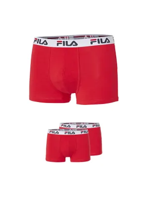 Boxeri pentru bărbați FILA MAN BOXER 2-PACK FU5016/2 RED