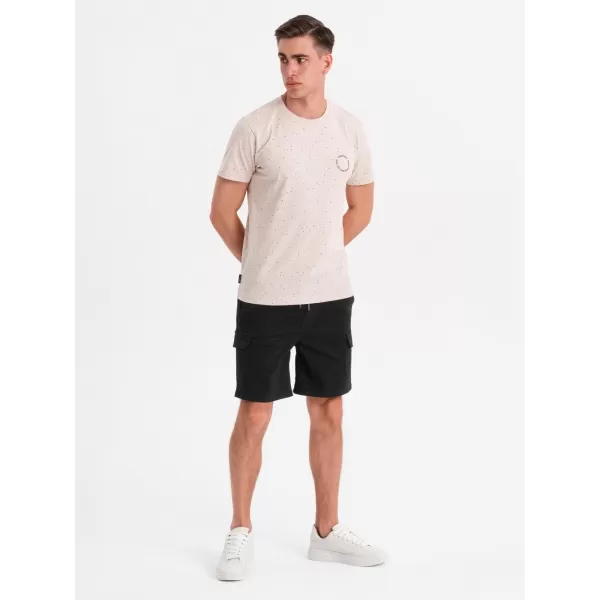  Pantaloni scurți pentru bărbați OMBRE OM-SRCG-0190 NEGRU 