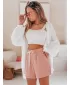 Pantaloni scurți pentru doamne DSTREET HOT VIBE SY0443 ROZ