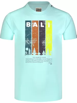 Tricou bărbătesc NORBLANC NBSMT8153 LIGHT BLUE Nordblanc