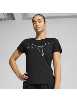 Cămaşă PUMA TAD ESSENTIAL W HEATHER TEE 525893_01 PUMA BLACK HEATHER