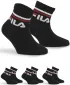 Șosete FILA JUNIOR QUARTE 3-PACK F8338 BLACK