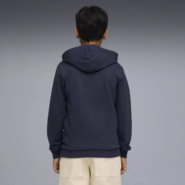  Panouri pentru bebeluși PUMA TEAMGOAL CASUALS HOODY JR 658619_06 PUMA NAVY/PUMA WHITE 
