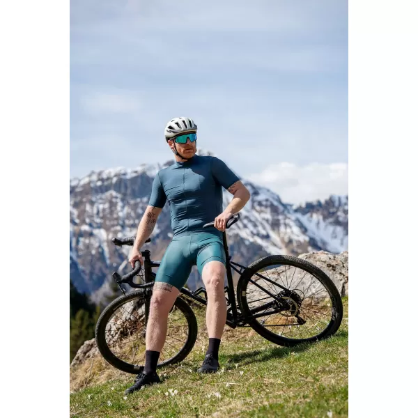  Pantaloni scurți pentru biciclete NORDBLANC EXALT NBSPM8217 VERDE 