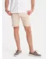 Pantaloni scurţi OMBRE OM-SRDS-0162 CREMĂ