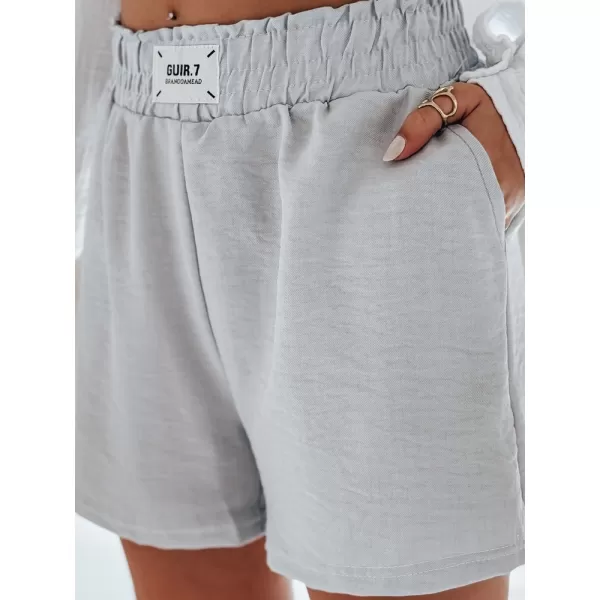  Pantaloni scurți pentru doamne DSTREET OWN STYLE SY0454 GRI DESCHIS 