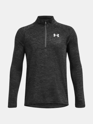 Tricou băieți UNDER ARMOUR TECH 2.0 1/2 ZIP 1363286-026 GRI