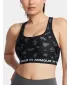Sutien de damă UNDER ARMOUR CROSSBACK MID PRINT 1361042-009 NEGRU