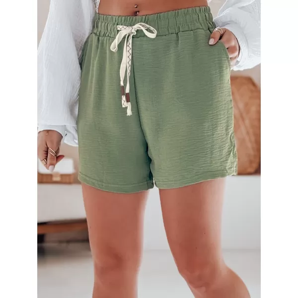  Pantaloni scurți pentru doamne DSTREET NOT TOMORROW SY0448 VERDE 