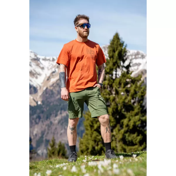  Pantaloni scurți pentru bărbați în aer liber norblanc nbspm8192 Green Day Nordblanc 