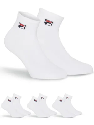 Șosete FILA QUARTER 3-PACK F9303 WHITE