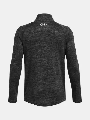 Tricou băieți UNDER ARMOUR TECH 2.0 1/2 ZIP 1363286-026 GRI