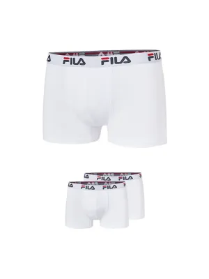 Boxeri pentru bărbați FILA MAN BOXER 2-PACK FU5016/2 WHITE