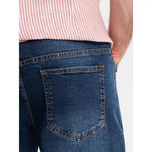  Pantaloni scurţi OMBRE OM-SRDS-0171 ALBASTRU ÎNCHIS 