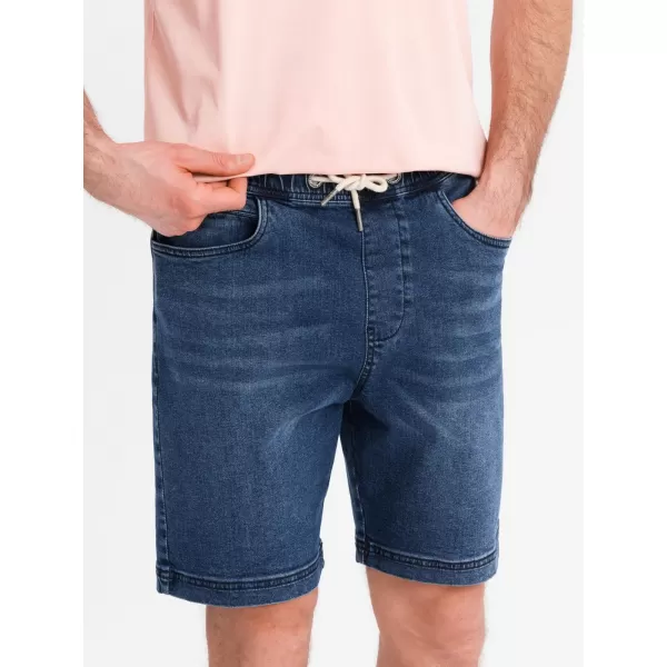  Pantaloni scurți pentru bărbați OMBRE OM-SRDS-0192 ALBASTRU 