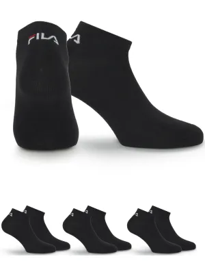 Șosete FILA INVISIBLE 3-PACK F9100 BLACK