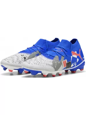 Cizme PUMA FUTURE 8 MATCH FOREVER FG/AG 108423_01 ALB/ALBASTRU/GRI/NEGRU/ROȘU