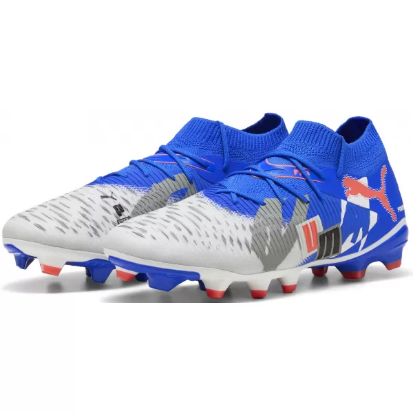  Cizme PUMA FUTURE 8 MATCH FOREVER FG/AG 108423_01 ALB/ALBASTRU/GRI/NEGRU/ROȘU 