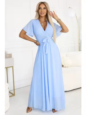 Rochie NUMOCO 545-2 ALBASTRU DESCHIS
