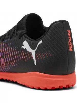 Cizme PUMA FUTURE 8 PLAY TT 108378_01 NEGRU/ALB/ROȘU STRĂLUCITOR