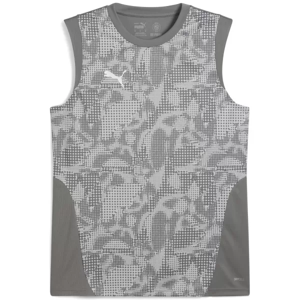  Jersey pentru bărbați PUMA TEAMCUP TRAINING SL JERSEY 659168_13 FLAT MEDIUM GRAY/ SILVER PLAT MEDIU MEDIU/PUMA 