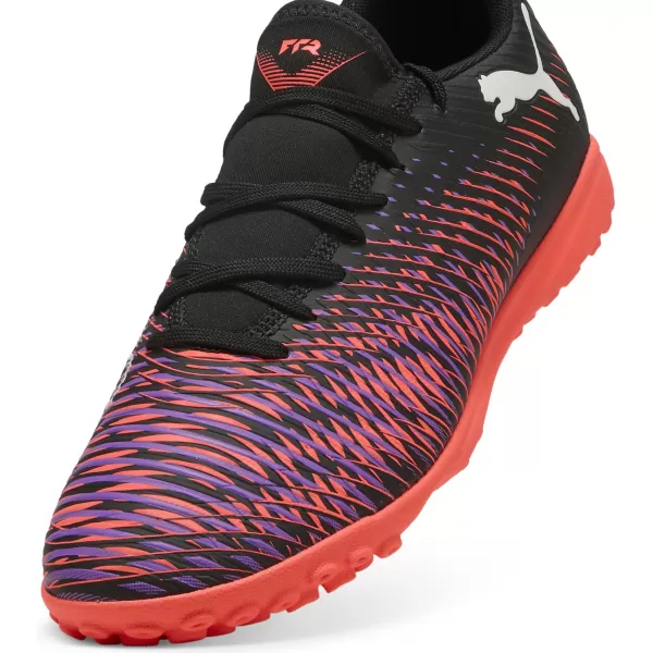  Cizme PUMA FUTURE 8 PLAY TT 108378_01 NEGRU/ALB/ROȘU STRĂLUCITOR 