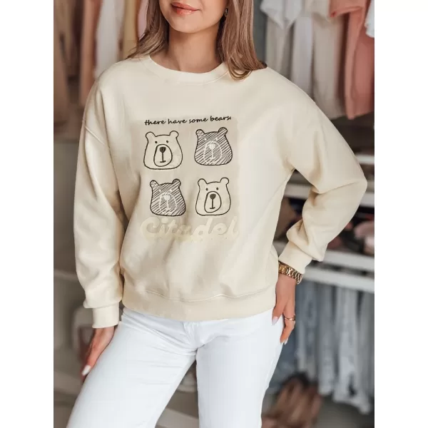  Panoul pentru doamne DSTREET MISOBEARS BY1435 ALB 