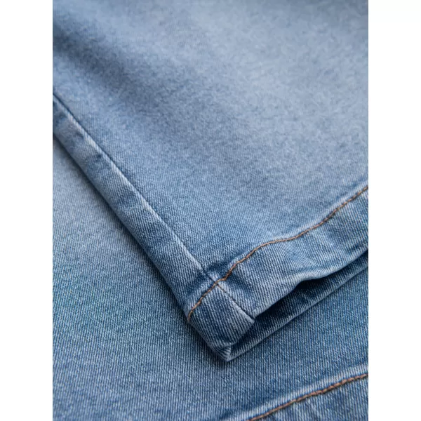  Pantaloni scurţi OMBRE OM-SRDS-0171 ALBASTRU DESCHIS 