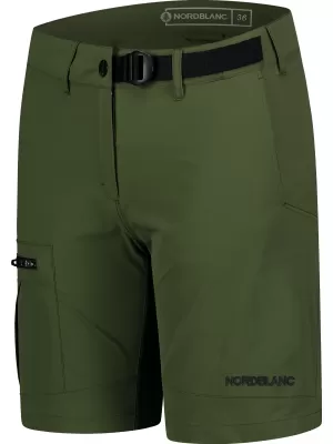 Pantaloni scurți pentru femei NORDBLANC HUES NBSPL8194 ZIUA VERDE
