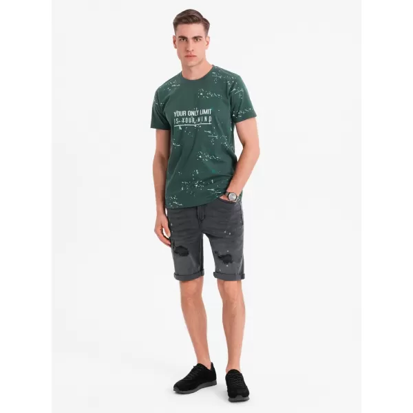 Pantaloni scurţi OMBRE OM-SRDS-0186 GRI 