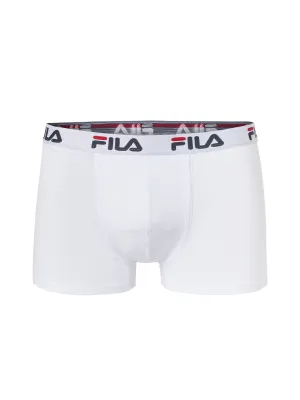 Boxeri pentru bărbați FILA MAN BOXER 2-PACK FU5016/2 WHITE