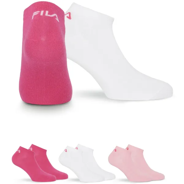  Șosete FILA INVISIBLE 3-PACK F9100 PINK PANTHER 