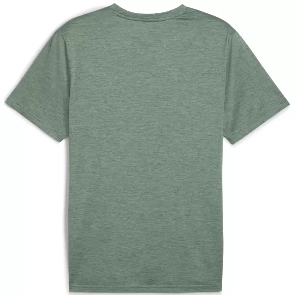  Cămaşă PUMA M TAD ESS HEATHER CAT TEE 525907_30 GREEN MOON HEATHER 