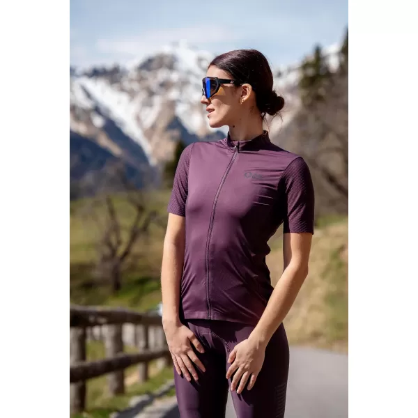  Jersey pentru ciclism pentru doamne NORDBLANC MILE NBSLF8216 PURPURIU ÎNCHIS 