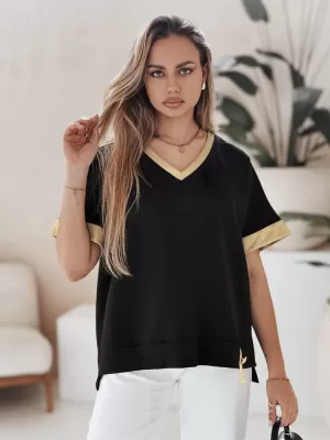 Cămaşă DSTREET SHINE LOVE UY2912 NEGRU