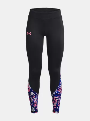 Jambiere pentru fete UNDER ARMOUR CW NOVELTY LEGGING 1366078-002 NEGRU