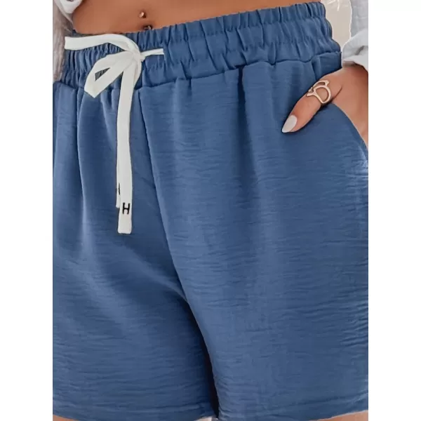  Pantaloni scurți pentru doamne DSTREET HOT VIBE SY0440 ALBASTRU 