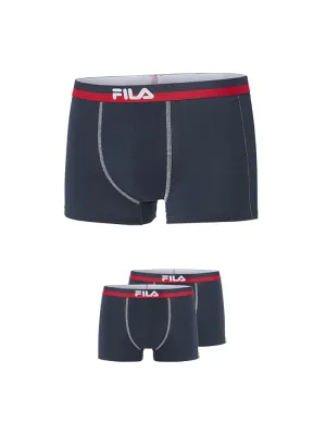Boxeri bărbătești FILA MAN BOXER 2-PACK FU5020/2 NAVY