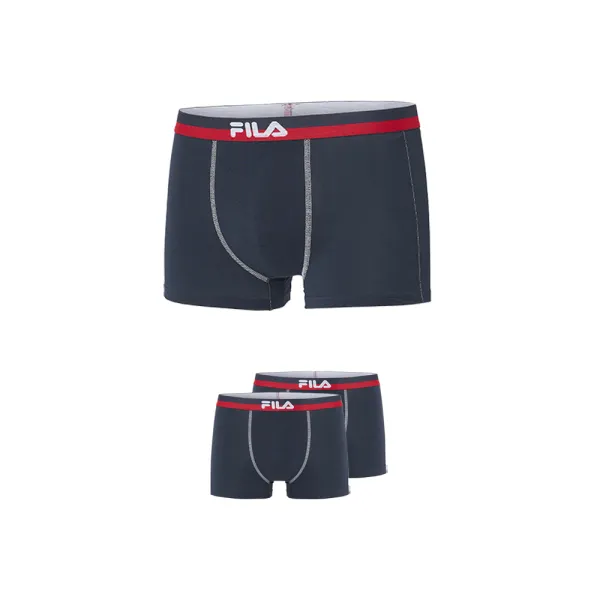  Boxeri bărbătești FILA MAN BOXER 2-PACK FU5020/2 NAVY 