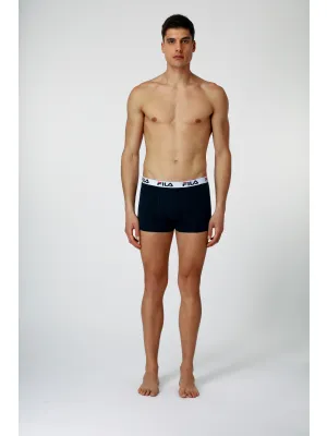 Boxeri pentru bărbați FILA MAN BOXER 2-PACK FU5016/2 NAVY