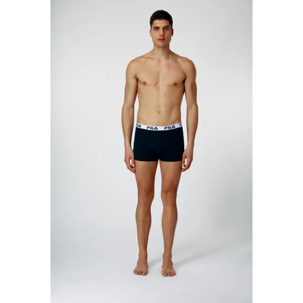  Boxeri pentru bărbați FILA MAN BOXER 2-PACK FU5016/2 NAVY 