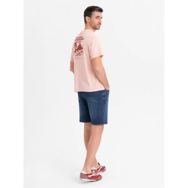  Pantaloni scurți pentru bărbați OMBRE OM-SRDS-0192 ALBASTRU 