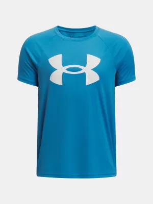 Tricou băieți UNDER ARMOUR TECH BIG LOGO SS 1363283-453 ALBASTRU