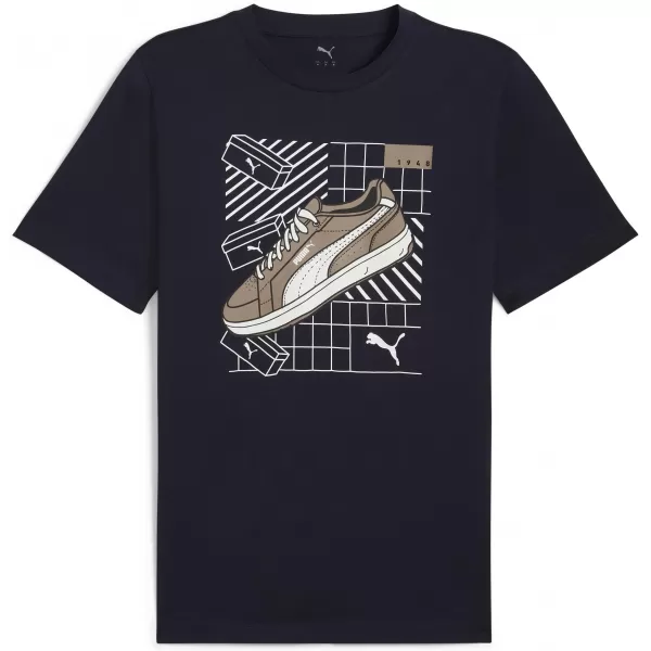  Tricou bărbătesc PUMA GRAPHICS SNEAKER TEE 684830_16 NOUA NAVĂ 