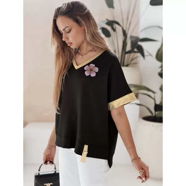  Cămaşă DSTREET SHINE LOVE UY2912 NEGRU 