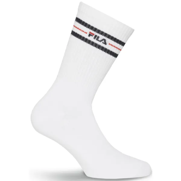  Șosete pentru bărbați FILA NORMAL 3-PACK F9092 WHITE 