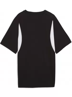 Cămaşă PUMA TEAMEVOSTRIPE TEE WMN 659959_03 PUMA BLACK/PUMA SILVER