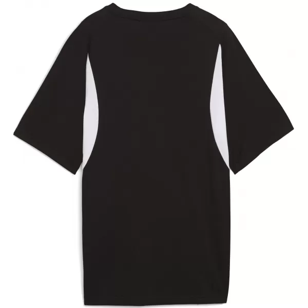  Cămaşă PUMA TEAMEVOSTRIPE TEE WMN 659959_03 PUMA BLACK/PUMA SILVER 