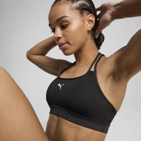  Sutienul doamnei PUMA MOVE STRAPPY BRA 526224_51 PUMA BLACK/PUMA WHITE 