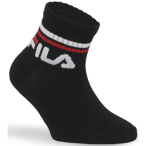  Șosete FILA JUNIOR QUARTE 3-PACK F8338 BLACK 